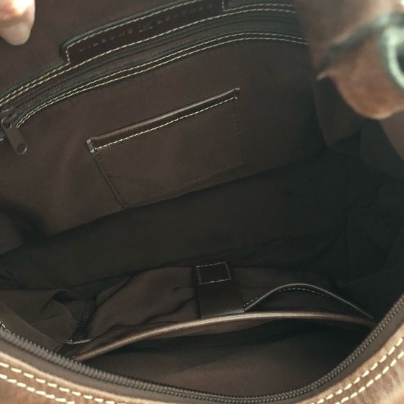 Wilson’s leather brown hobo style shoulder bag - Picture 5 of 8